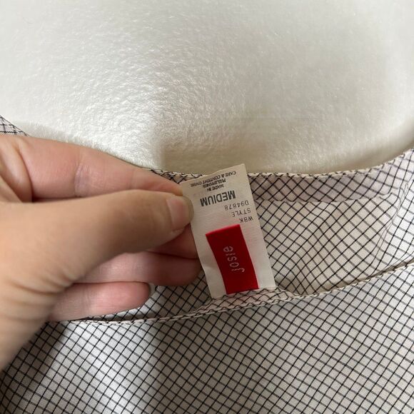 Vintage Josie Natori slip black white lingerie medium - Picture 5 of 7